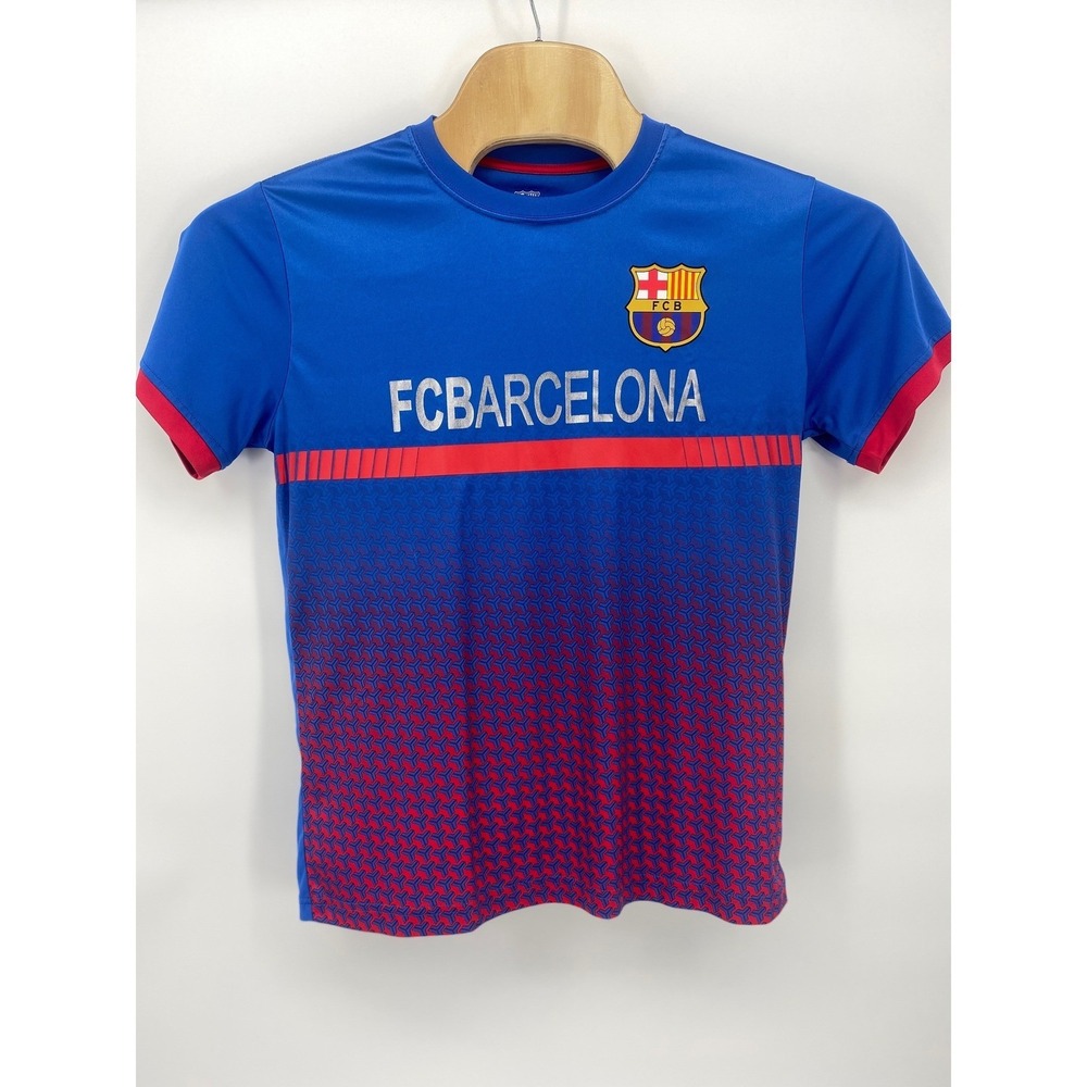 FC Barcelona Soccer Jersey Shirt Official Merchandise Youth Medium Blue Red FCB